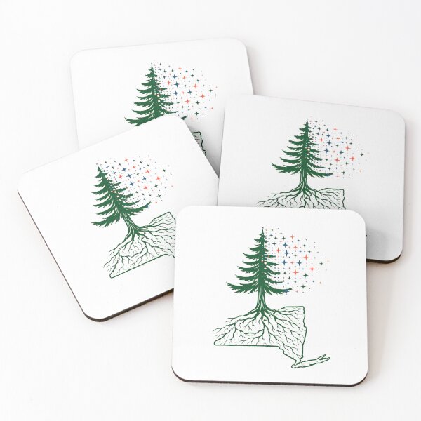 Item preview, New York Pine Roots Whimsical Nature Lover designed and sold by chattsuede.