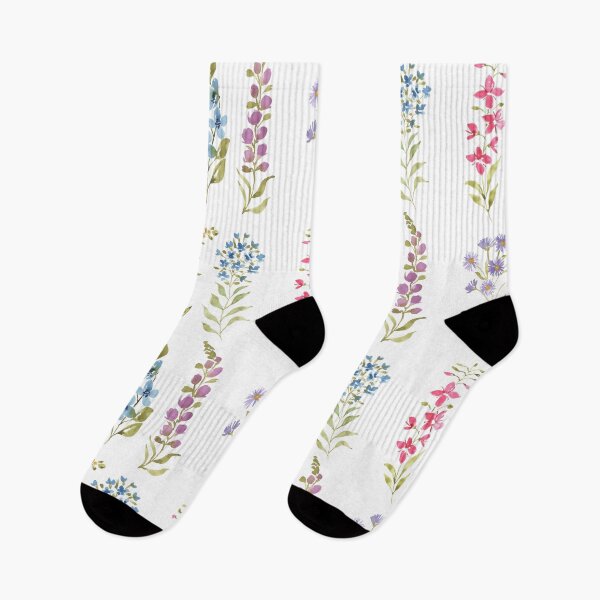 Item preview, Alpine Wildflower Watercolor Meadow designed and sold by Jande Summer.