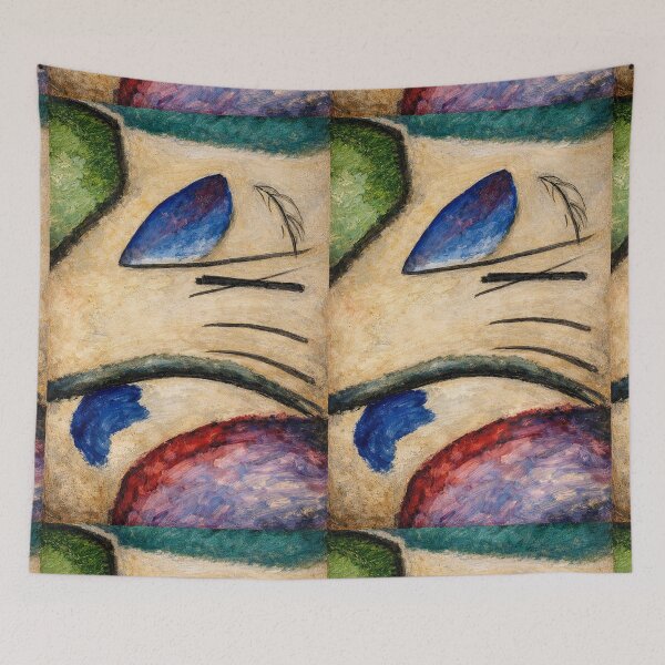 Item preview, Landscape with a Touch of Blue.  designed and sold by Eutrope d'Orange.