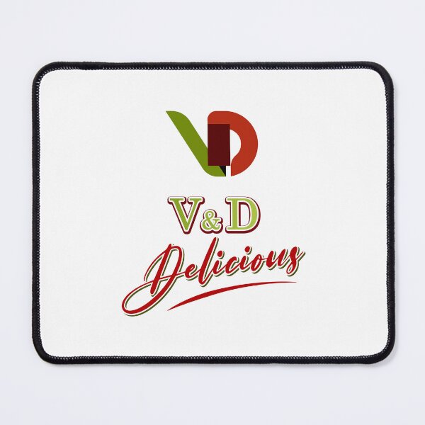 Item preview, V and D Delicious Red and Green Cursive Logo designed and sold by Tromler.