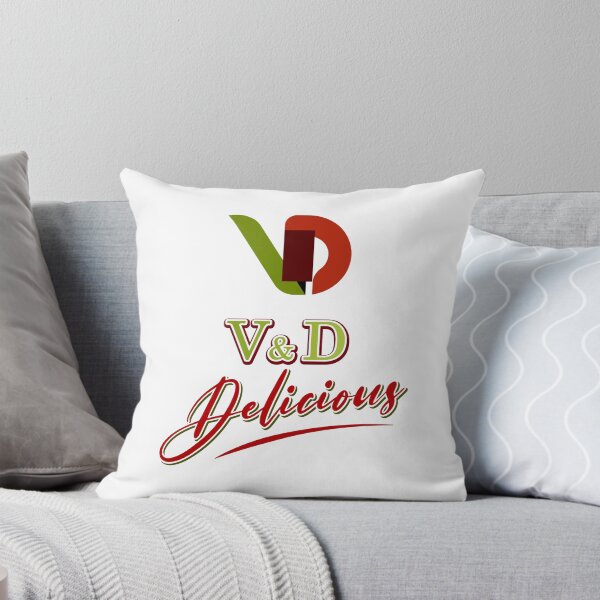 Item preview, V and D Delicious Red and Green Cursive Logo designed and sold by Tromler.