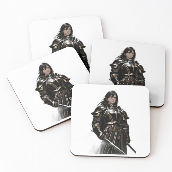 Item preview, Fantasy - Video Game Character, Black and Gold Armor designed and sold by AnimeShin.