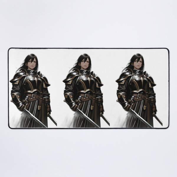 Item preview, Fantasy - Video Game Character, Black and Gold Armor designed and sold by AnimeShin.