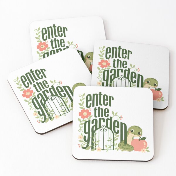 Item preview, Enter The Garden Of Eden Serpent Apple Whimsical designed and sold by chattsuede.
