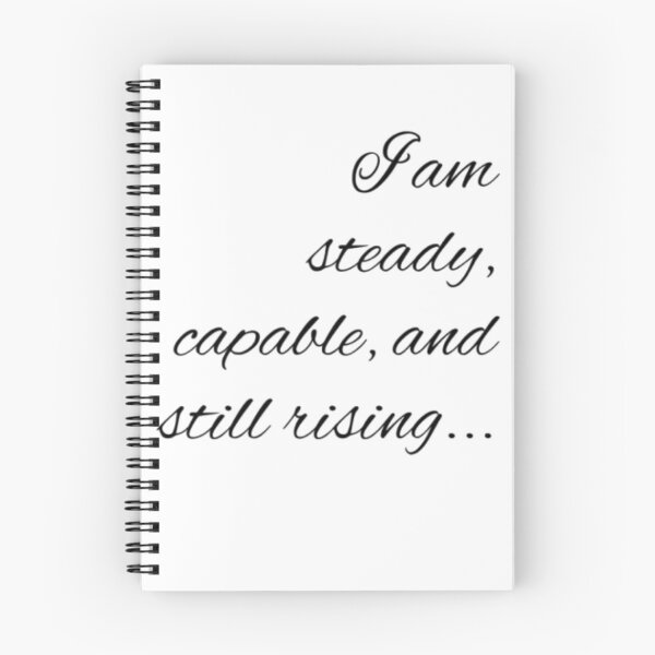 Item preview, I am steady, capable, and still rising... Motivational Art designed and sold by MathoDzns.