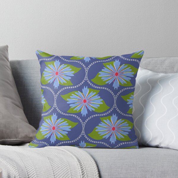 Item preview, Cornflower Ogee pattern designed and sold by KernKreations.