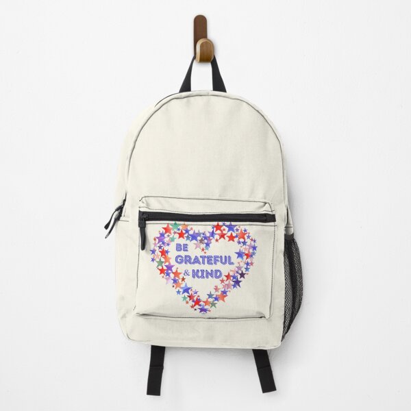 Item preview, Be Grateful and Kind ( blue ) – Colorful Star Heart Design designed and sold by D-Islamic.