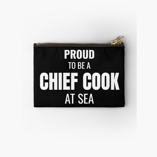 Item preview, Proud to be a Chief Cook at Sea (White) designed and sold by ShipCrewNation.