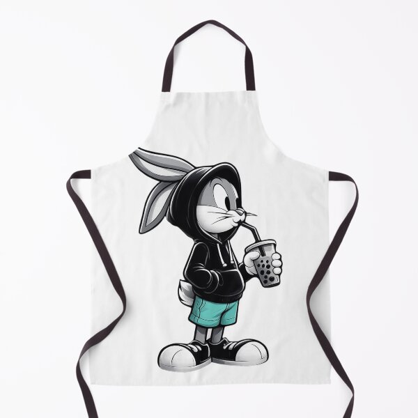 Item preview, Chill Bunny Boba Tea – Cute Streetwear Rabbit designed and sold by Mirai_Art ⭐⭐⭐⭐.