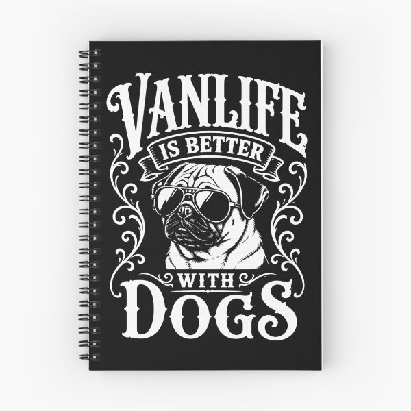 Item preview, Copy of VANLIFE Is Better With Dogs PUG Van Life Adventure Design designed and sold by VANLIFE..