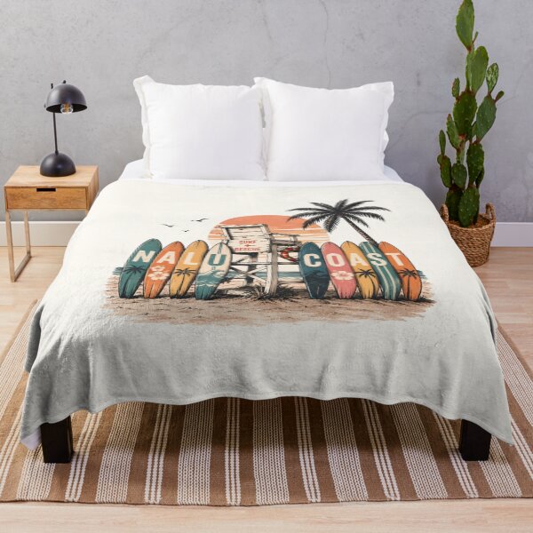Item preview, Nalu Coast Lifeguard Tower | Retro Surf Beach Design | Tropical Surf Art designed and sold by Nalu Coast.