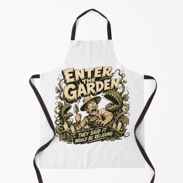 Item preview, Terrified Gardener Comic Book Dark Humor Carnivorous Plants designed and sold by chattsuede.