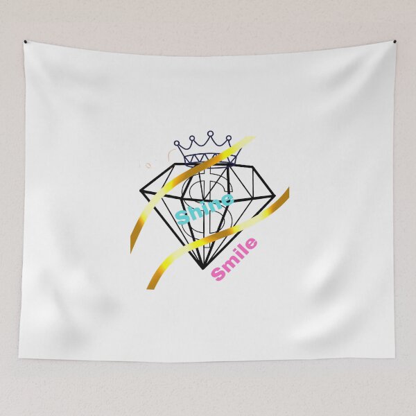 Item preview, Shine Smile Gold Diamond Crown Luxury Aesthetic Shirt designed and sold by MariaPCMaria.