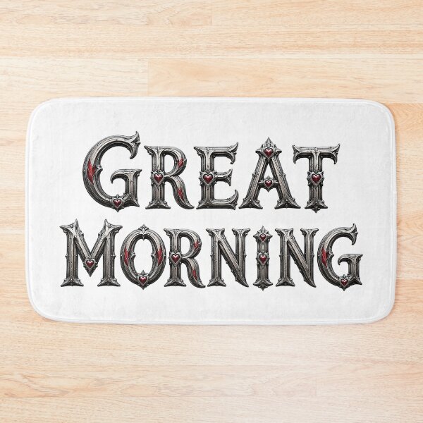 Item preview, Ironheart Dawn: A Great Morning Greeting designed and sold by BlissBlvdShop.