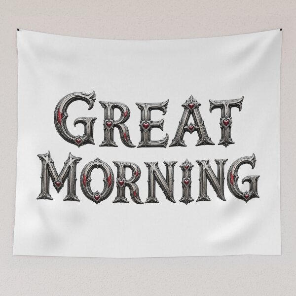 Item preview, Ironheart Dawn: A Great Morning Greeting designed and sold by BlissBlvdShop.