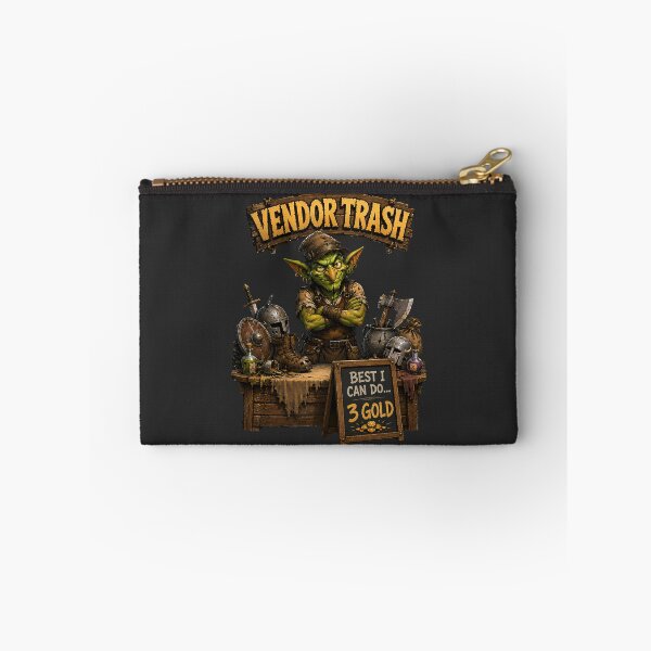 Item preview, Vendor Trash Funny Goblin Merchant RPG Gamer Design designed and sold by PXEpic.
