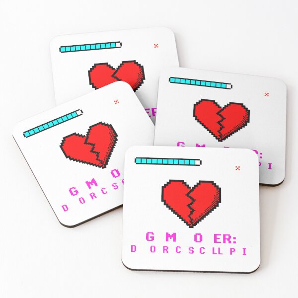 Item preview, Game Over Divorce Player 2 8-Bit Heartbreak designed and sold by chattsuede.