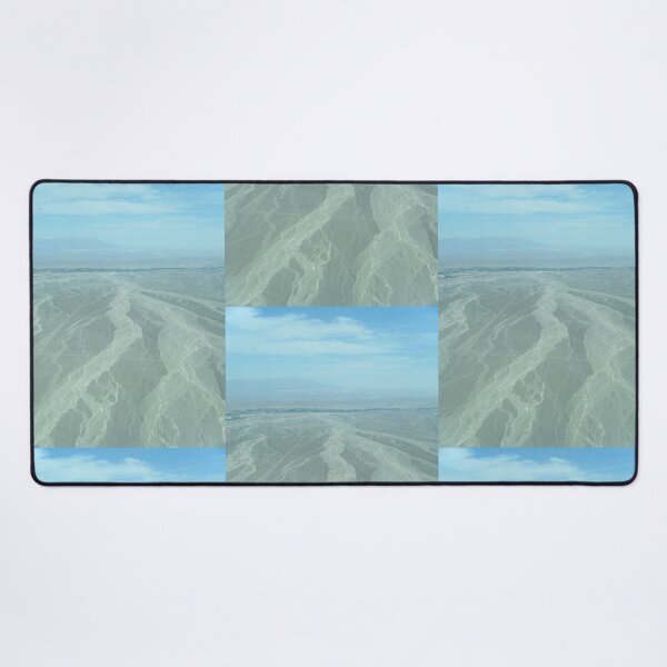 Item preview, Aerial Desert Landscape and Geoglyphs Art Print designed and sold by KaleChub.