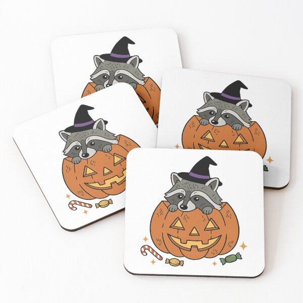 Item preview, Witchy Raccoon Pumpkin designed and sold by LuloCreative.