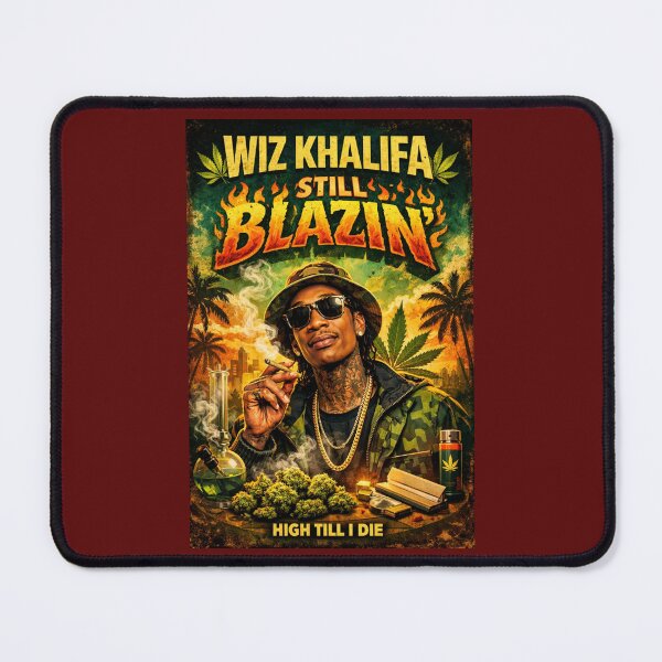 Item preview, Wiz Khalifa Still Blazin Song Poster designed and sold by Halifaxartguy.