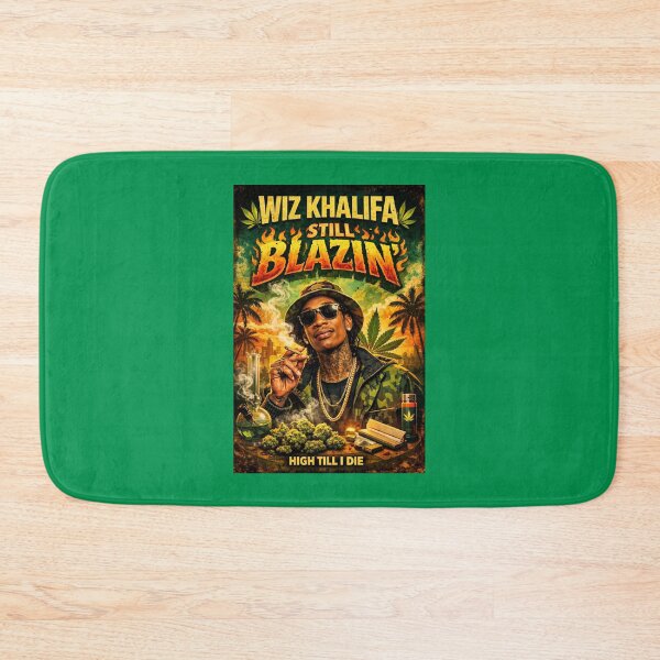 Item preview, Wiz Khalifa Still Blazin Song Poster designed and sold by Halifaxartguy.