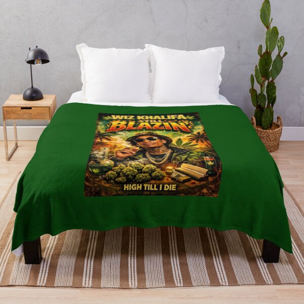 Item preview, Wiz Khalifa Still Blazin Song Poster designed and sold by Halifaxartguy.