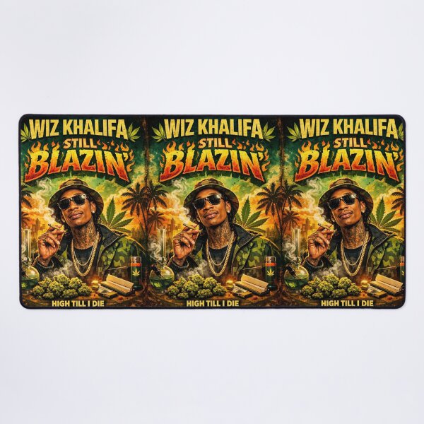 Item preview, Wiz Khalifa Still Blazin Song Poster designed and sold by Halifaxartguy.