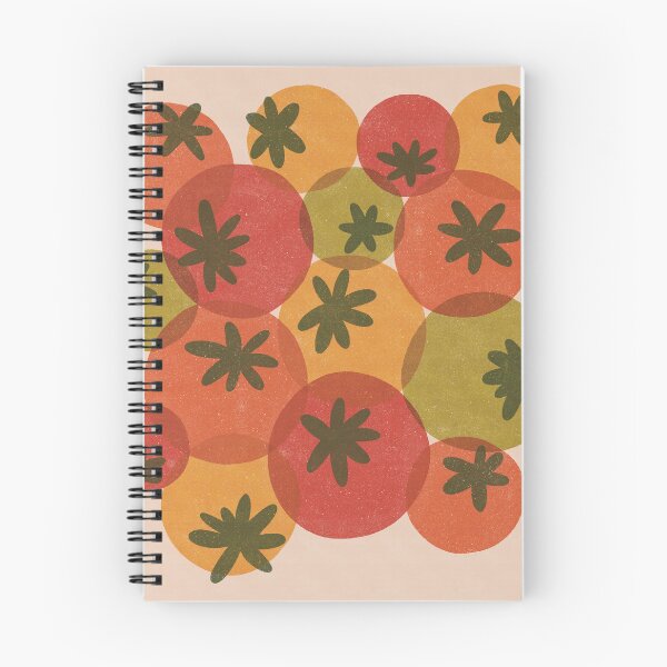 Item preview, tomato lino print drawing designed and sold by KitschByKate.