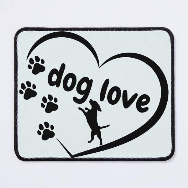 Item preview, heart with dog paw prints-dog lover designed and sold by OLYUS.