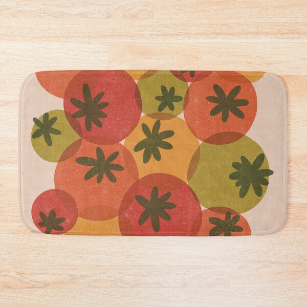 Item preview, tomato lino print drawing designed and sold by KitschByKate.