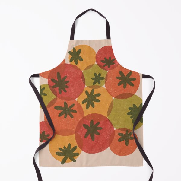 Item preview, tomato lino print drawing designed and sold by KitschByKate.