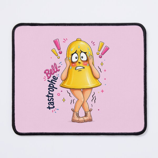 Item preview, Bell-tastrophe – Cute Teacher Humor Illustration for Educators designed and sold by Classroom Crew Studio.