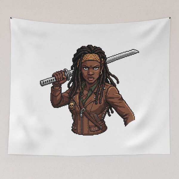 Item preview, Katana Warrior Pixel Art designed and sold by teamzeta.