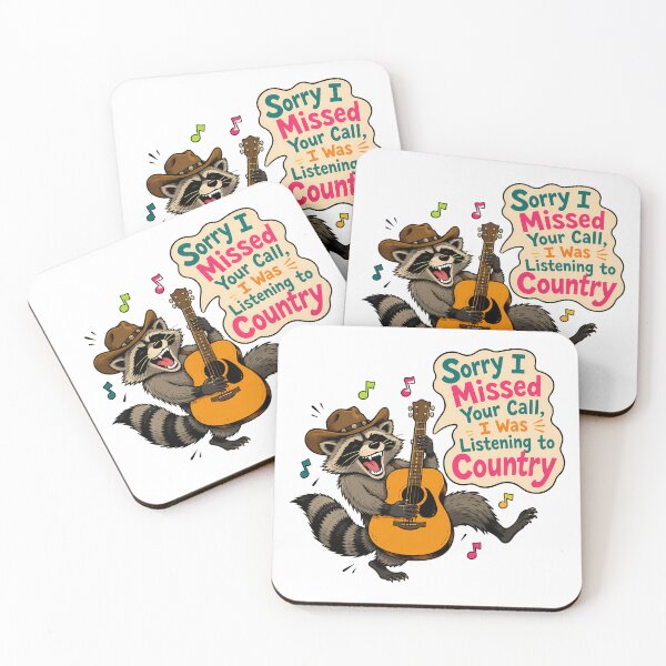 Item preview, Listening To Country Raccoon Playing Acoustic Guitar designed and sold by chattsuede.
