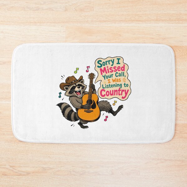 Item preview, Listening To Country Raccoon Playing Acoustic Guitar designed and sold by chattsuede.
