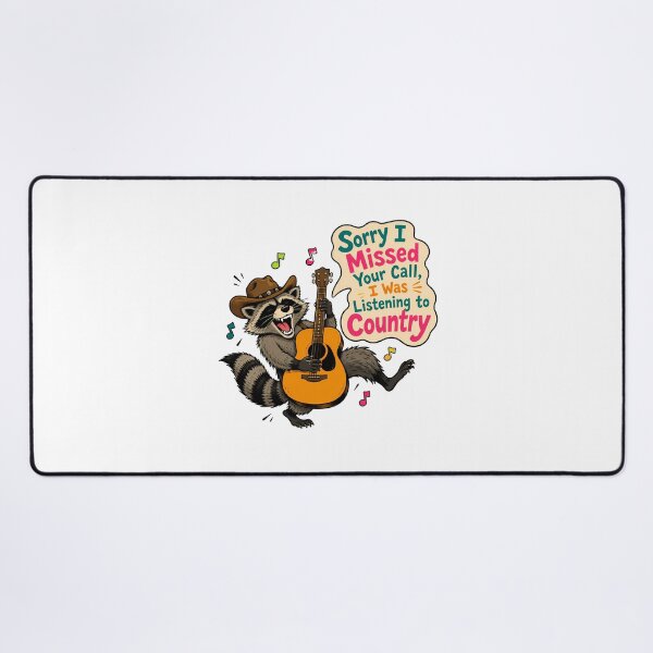 Item preview, Listening To Country Raccoon Playing Acoustic Guitar designed and sold by chattsuede.