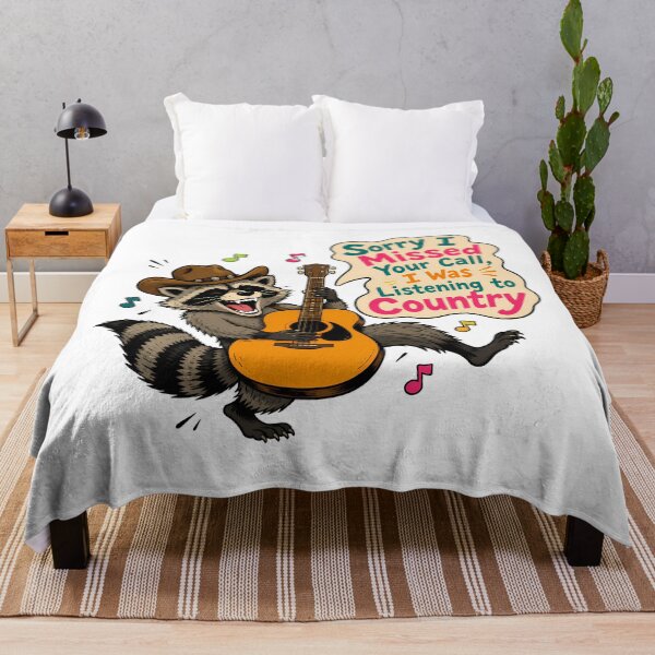 Item preview, Listening To Country Raccoon Playing Acoustic Guitar designed and sold by chattsuede.