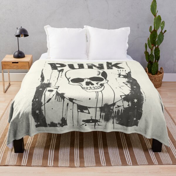 Item preview, Vintage Distressed Punk Skull Zine Art designed and sold by ERODED SELF.