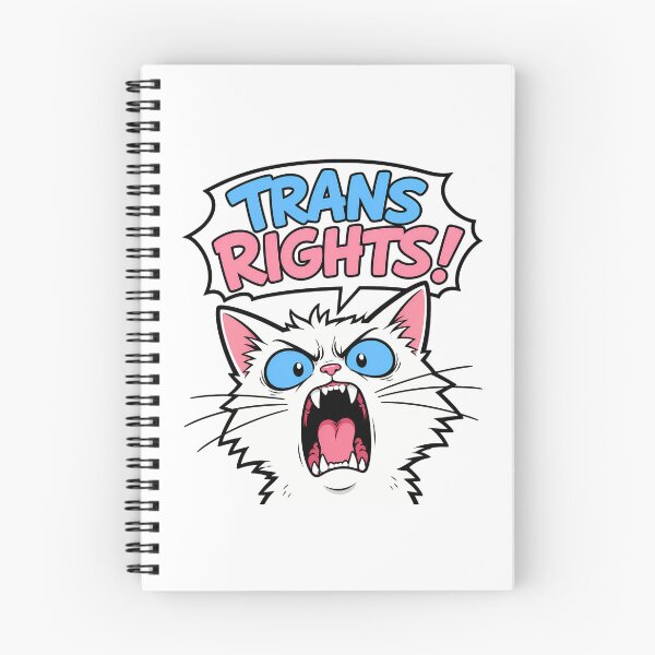 Item preview, Angry Kitty Trans Rights Bold Activist Feline designed and sold by chattsuede.