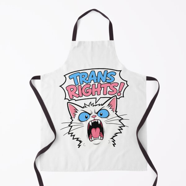Item preview, Angry Kitty Trans Rights Bold Activist Feline designed and sold by chattsuede.