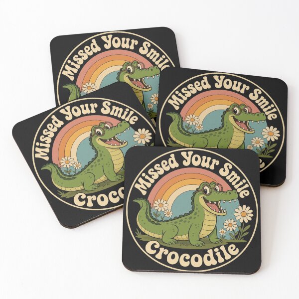 Item preview, Missed Your Smile Crocodile  designed and sold by LeSoniPapaPrint.