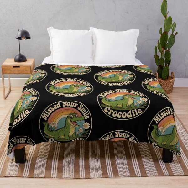 Item preview, Missed Your Smile Crocodile designed and sold by LeSoniPapaPrint.