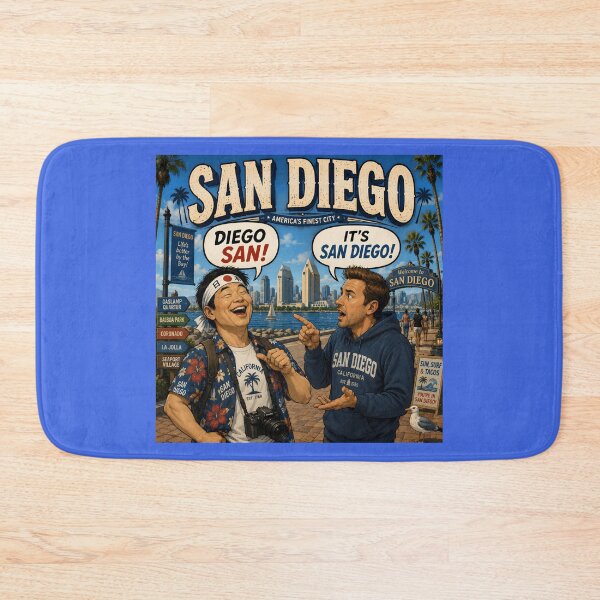 Item preview, San Diego Funny Travel Pun California Tourist Humor Design designed and sold by Hornace88studio.