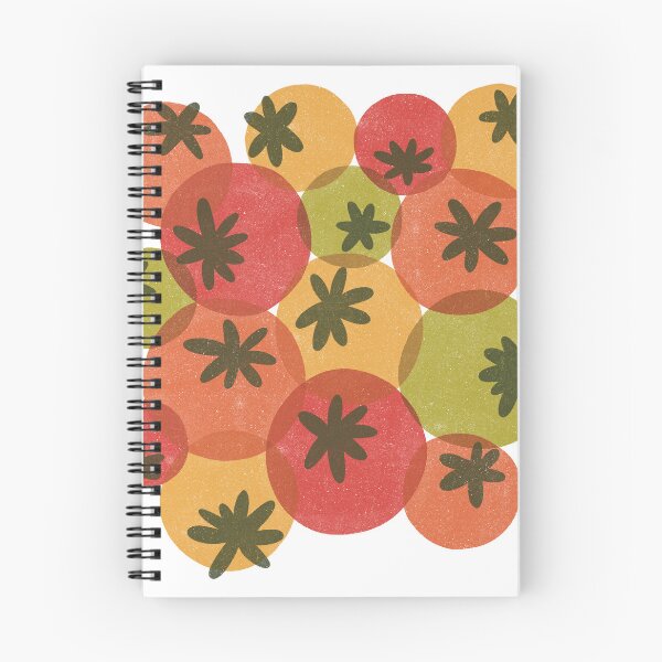 Item preview, tomato lino print art designed and sold by KitschByKate.