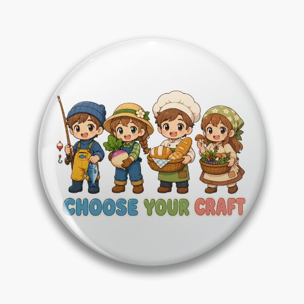 Item preview, Choose Your Craft Cozy Gamer Angler Farmer Baker Forager designed and sold by chattsuede.