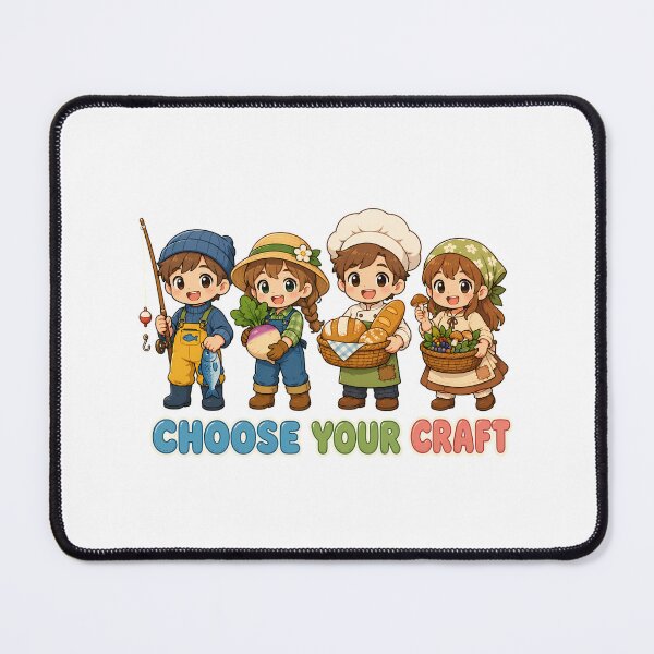 Item preview, Choose Your Craft Cozy Gamer Angler Farmer Baker Forager designed and sold by chattsuede.