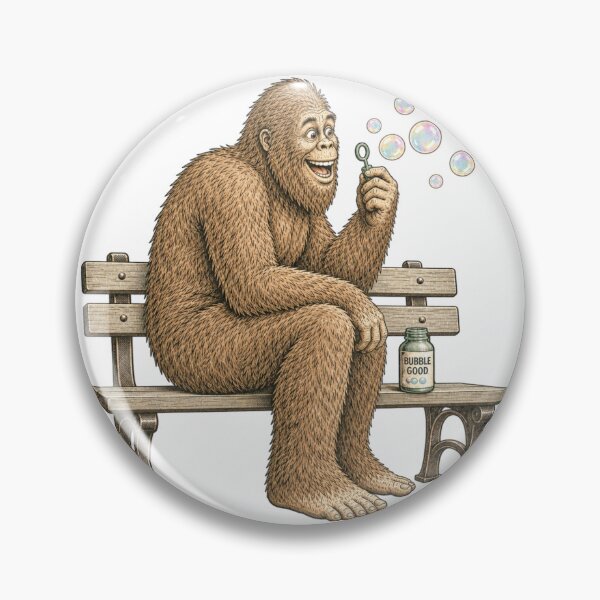 Item preview, Bigfoot Blowing Bubbles designed and sold by cbfineart.