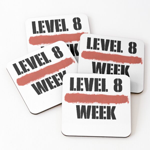Item preview, Level 8 Week (Dark) designed and sold by Ingress Insights Podcast.