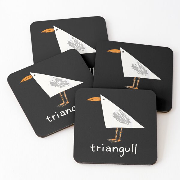 Item preview, Triangull Funny Triangle Seagull Pun Silly Bird designed and sold by Rahamkshop.