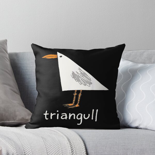 Item preview, Triangull Funny Triangle Seagull Pun Silly Bird designed and sold by Rahamkshop.
